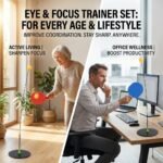 Adult Vision Training Ball Set - Designed for Rapid Eye Movement And Reaction Speed Training, Includes Elastic Stand And Ping Pong Paddle Fitness Training Kit, Ideal for Home Eye Exercise And Relieving Computer Eye Strain, Random Style And Color - Image 6